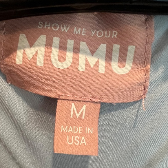 Show Me Your MuMu x Disney Midnight Duster Wrap Dress Women's - Picture 4 of 6